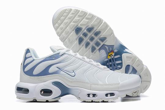 (image for) Nike Air Max Plus White Blue Men's TN Shoes-13